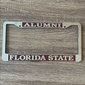 Florida State Alumni License Plate Frame